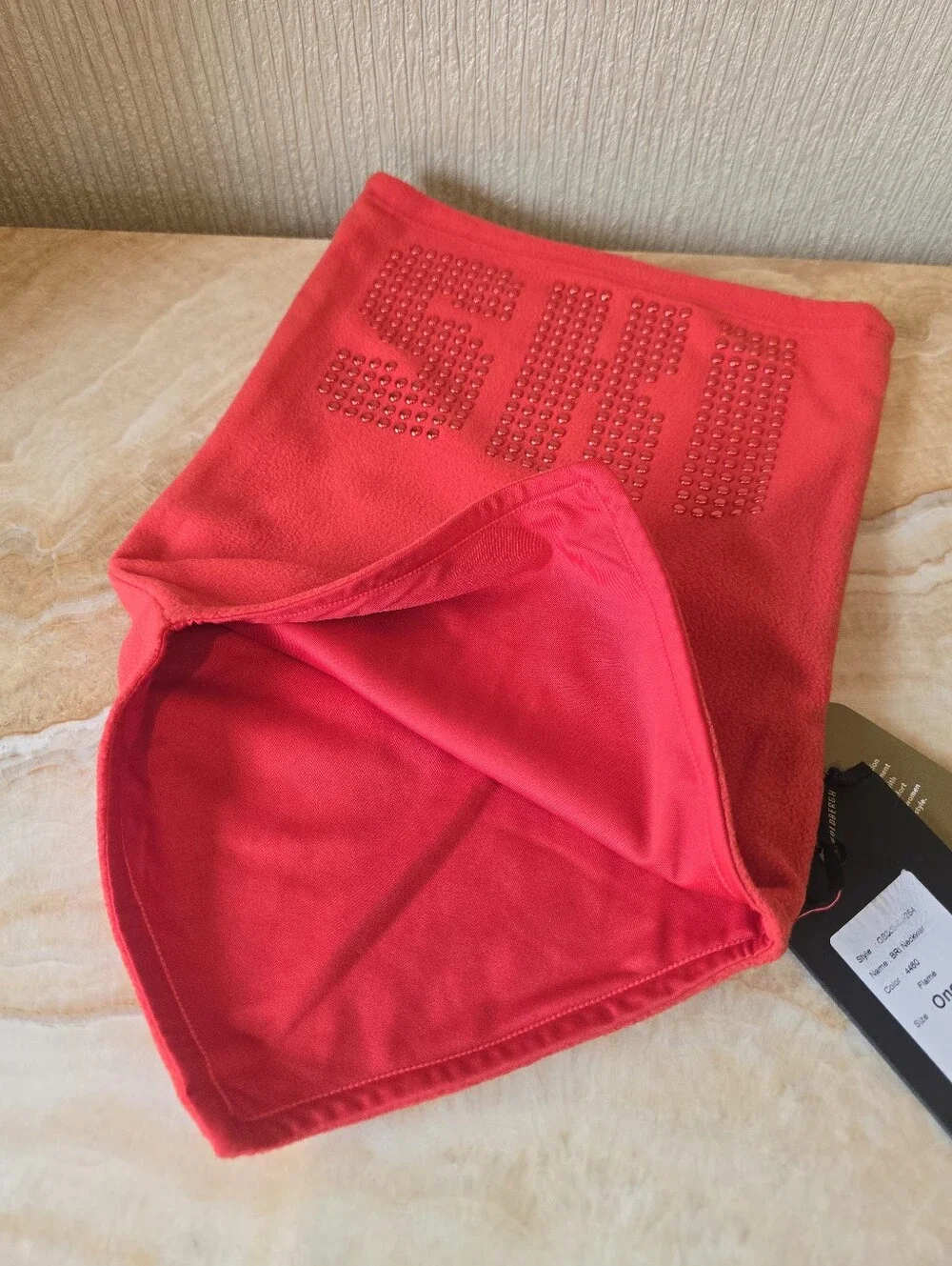 Goldbergh Bri Neck Warmer Flame Red
